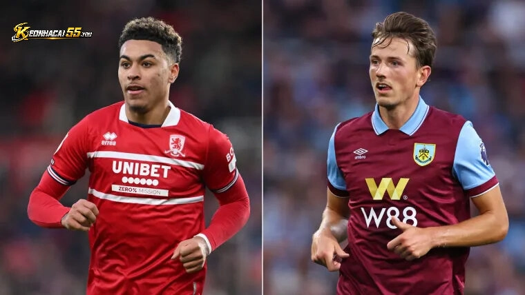 Burnley và Middlesbrough trước giờ bóng lăn tại Turf Moor